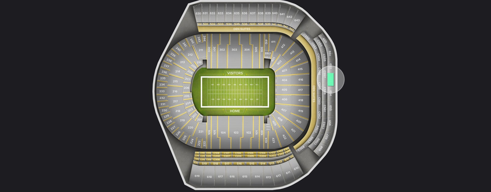 Seat view from South Upper