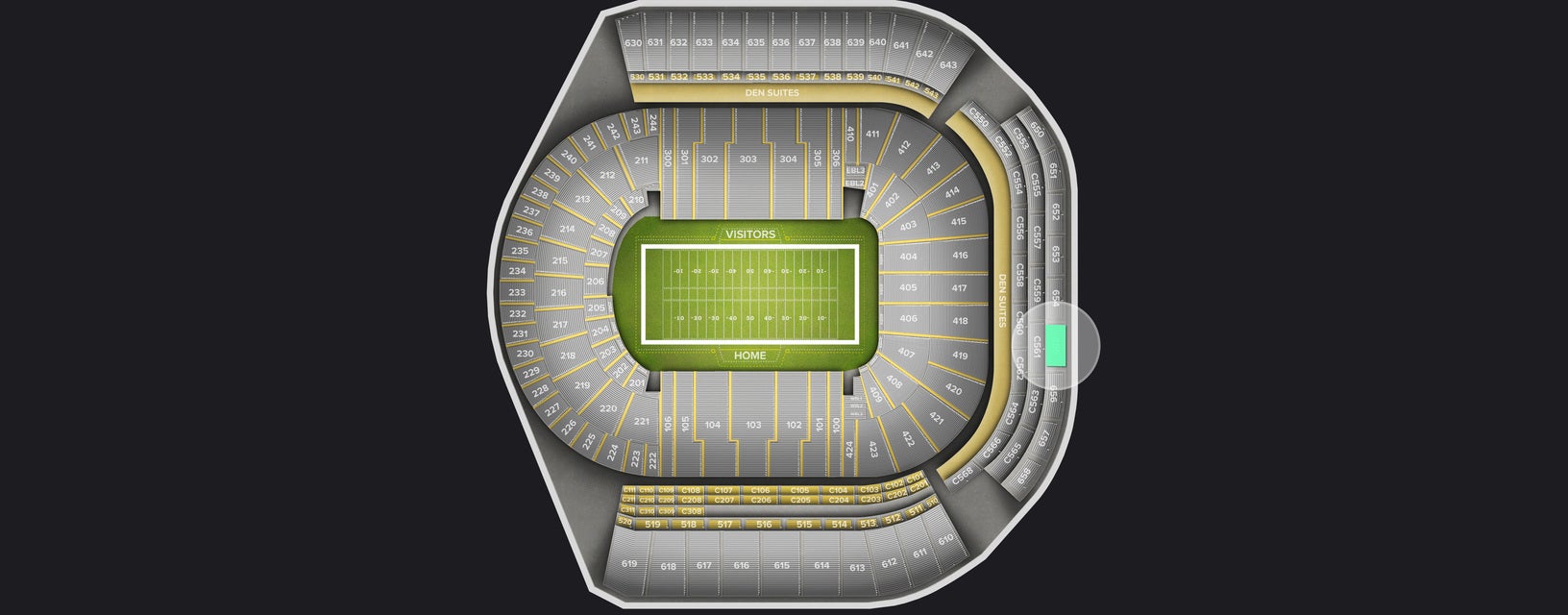 Seat view from South Upper