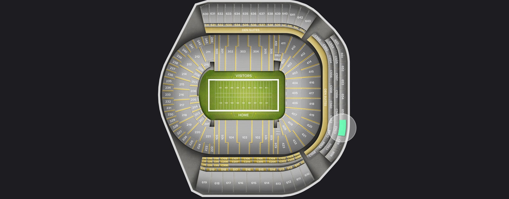 Seat view from South Upper