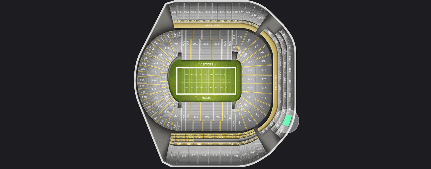 Seat view from South Upper