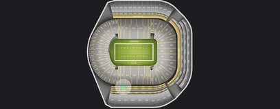 Seat view from Lower Level Club