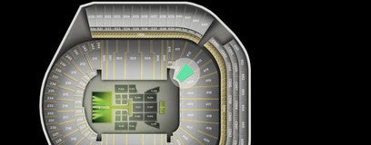 Seat view from South