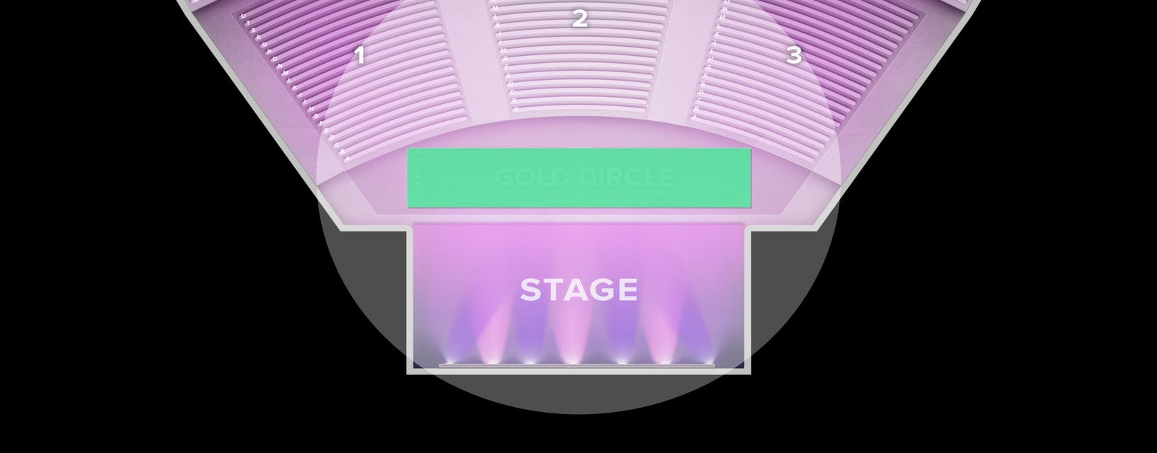 Seat view from Gold Circle