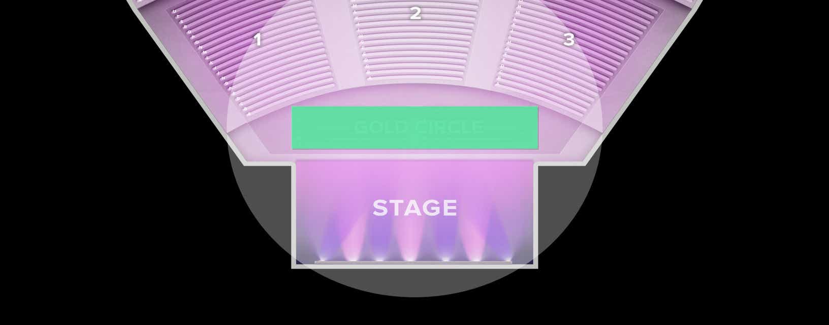 Seat view from Gold Circle