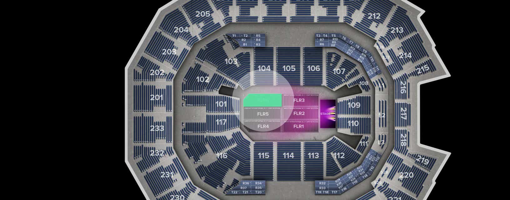 Seat view from Floor