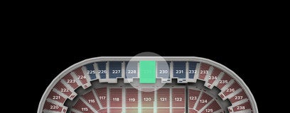 Seat view from Upper