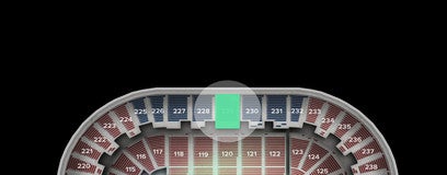Seat view from Upper
