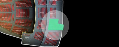 Seat view from Balcony Left Center