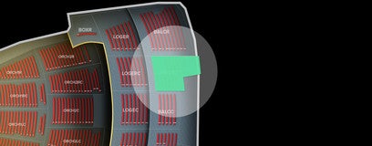 Seat view from Balcony Right Center