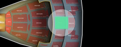 Seat view from Loge Center