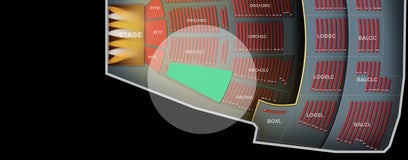 Seat view from Orchestra 1 Left