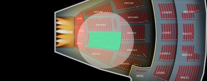 Seat view from Orchestra 1 Left Center