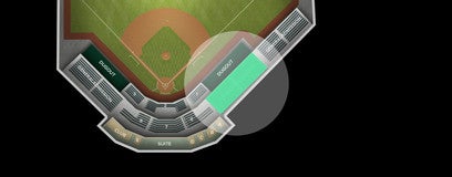 Seat view from General Admission