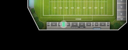 Seat view from Sideline