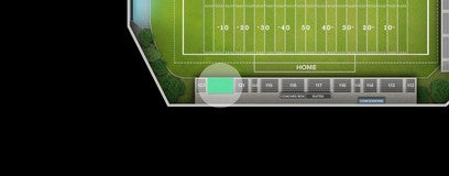 Seat view from Sideline