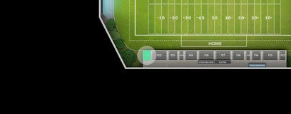 Seat view from Sideline