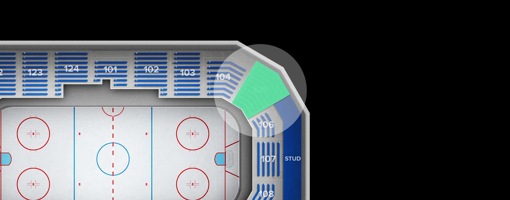 Seat view from Lower
