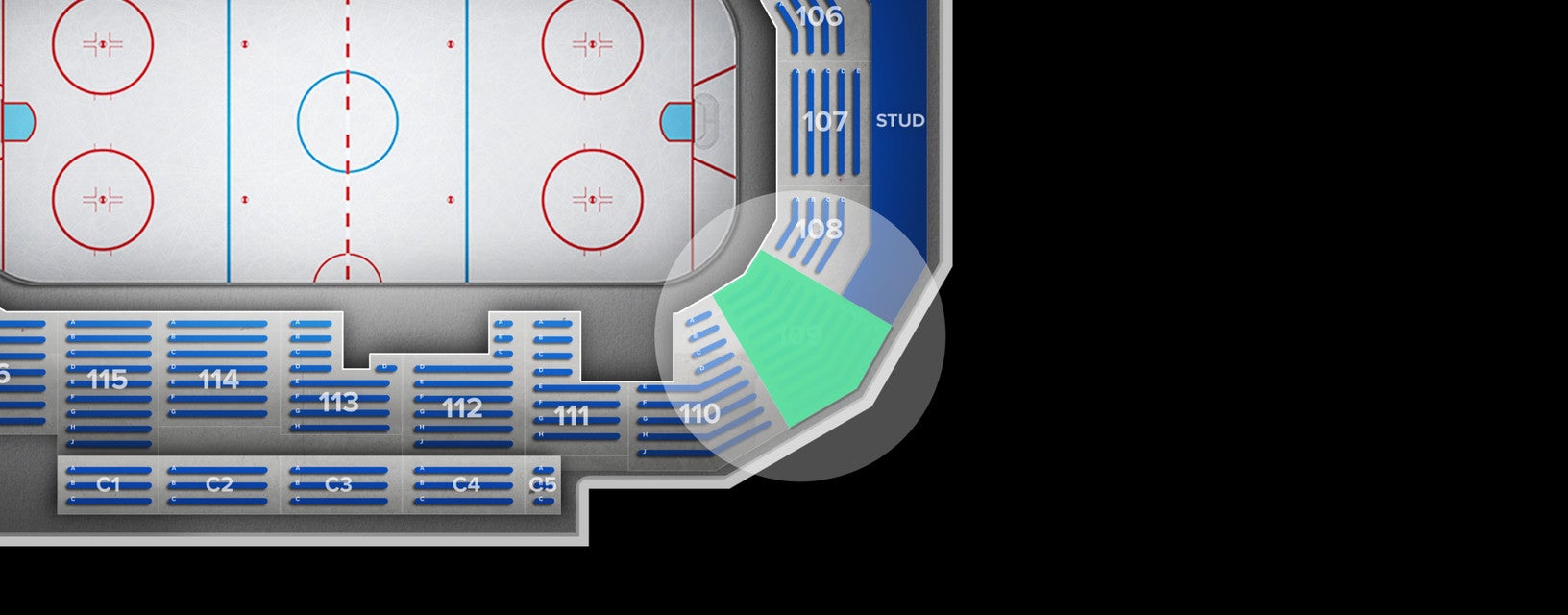 Seat view from Lower