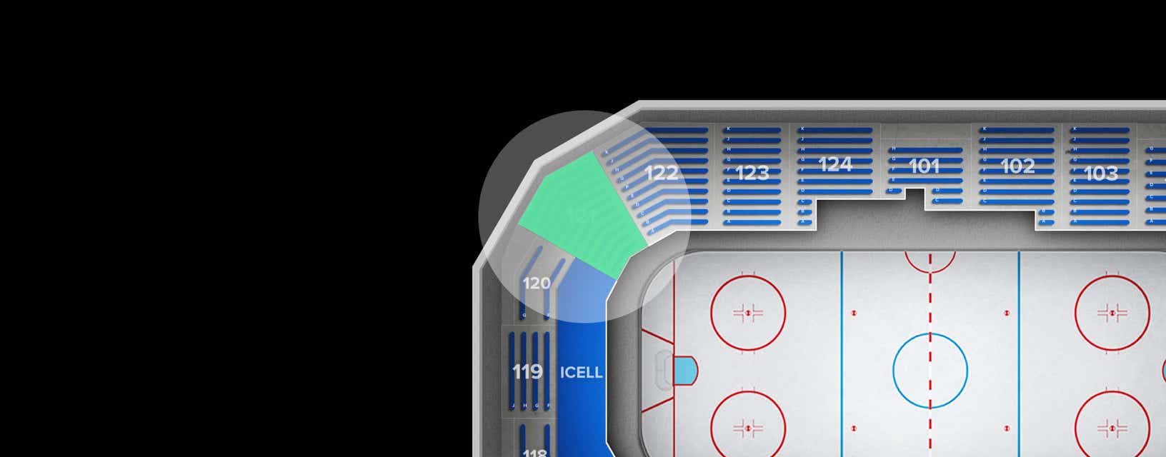 Seat view from Lower