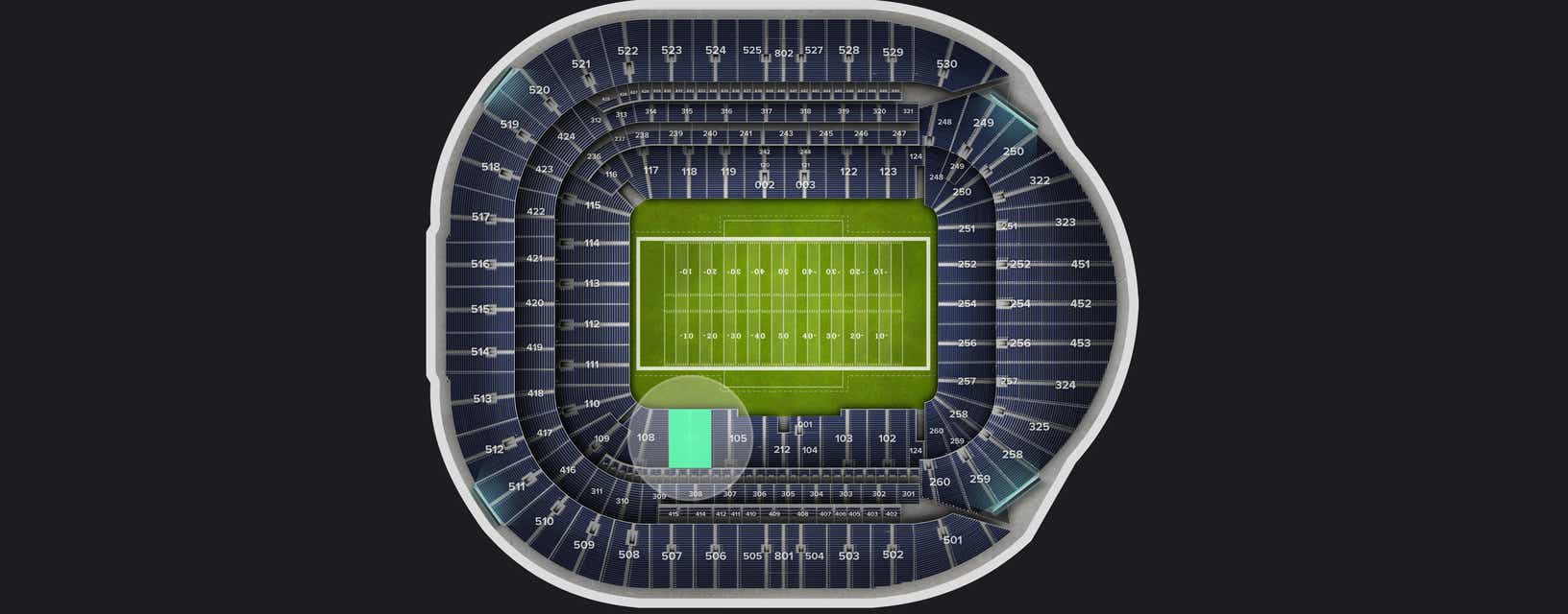 Seat view from Level 1