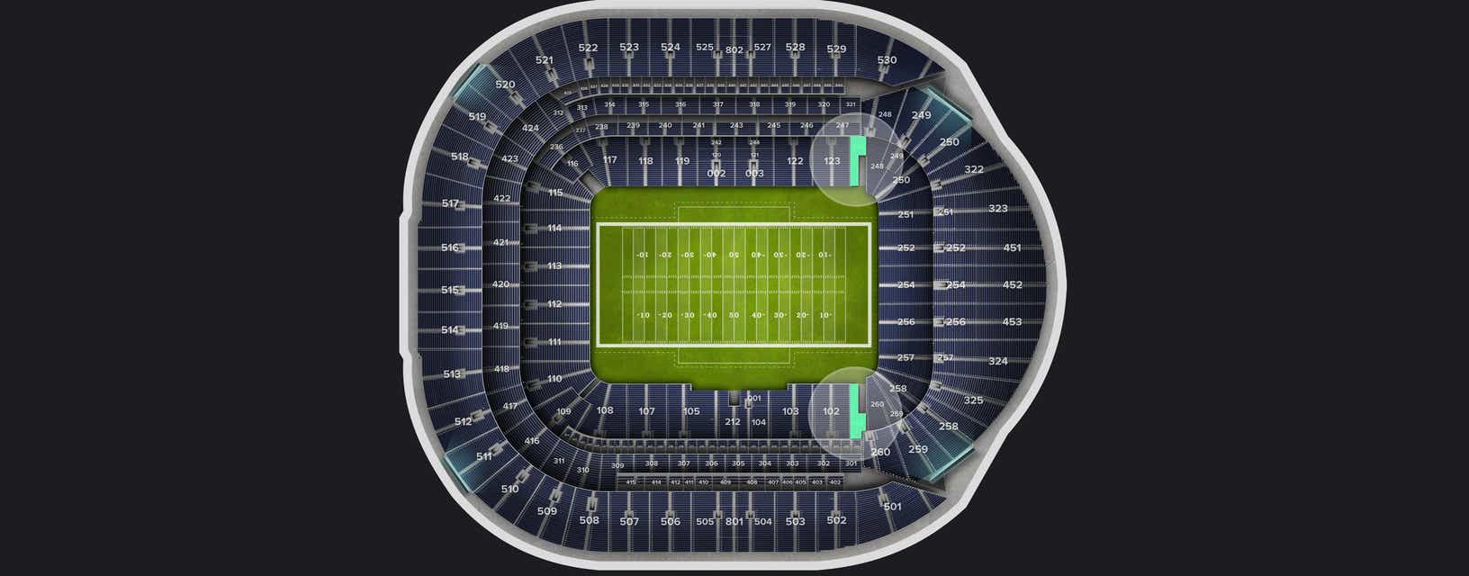Seat view from Level 1