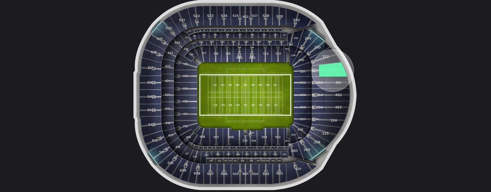 Seat view from Level 3
