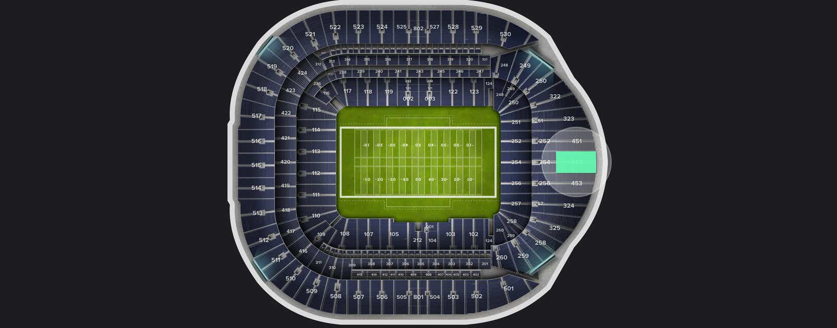 Seat view from Level 4