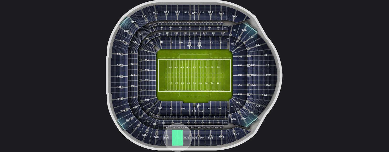 Seat view from Level 5