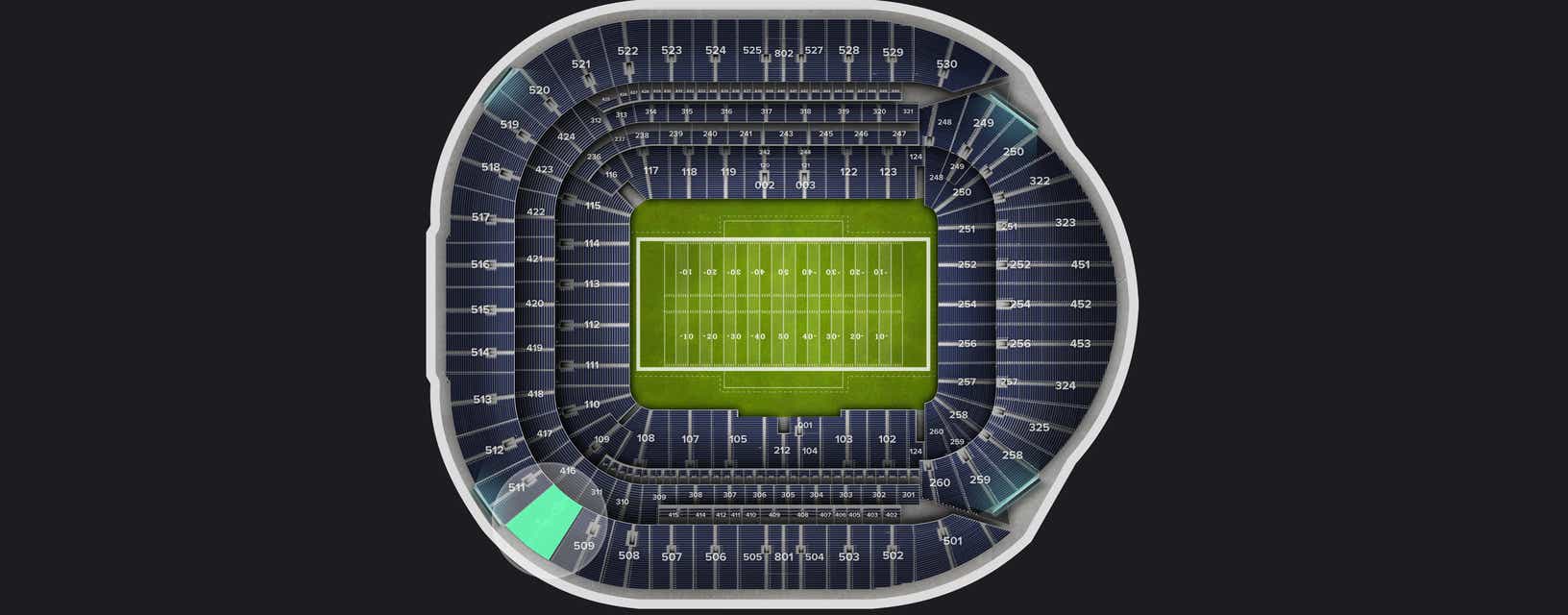 Seat view from Level 5