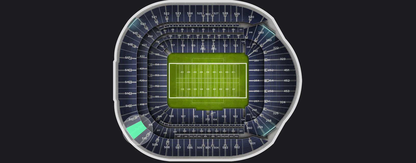 Seat view from Level 5
