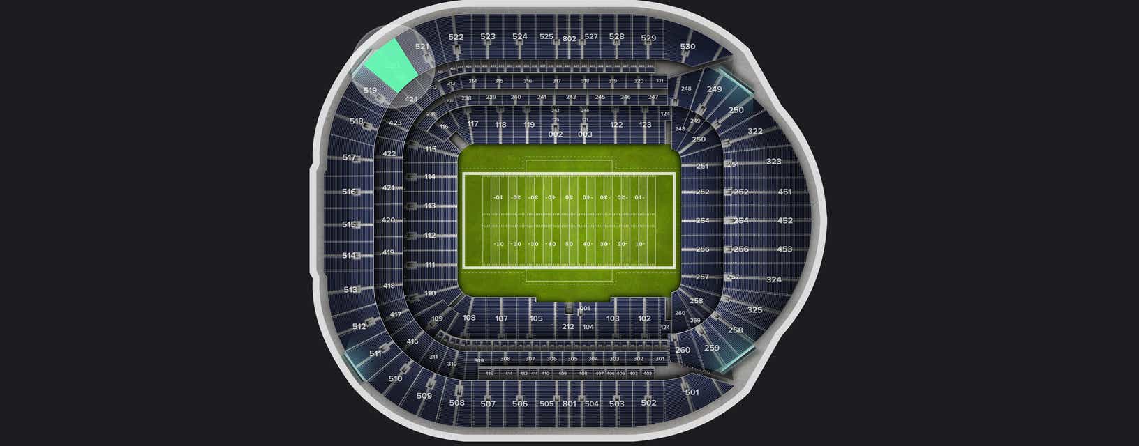Seat view from Level 5