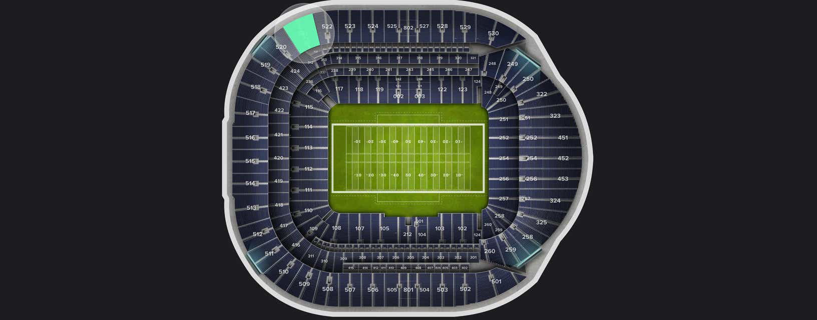 Seat view from Level 5