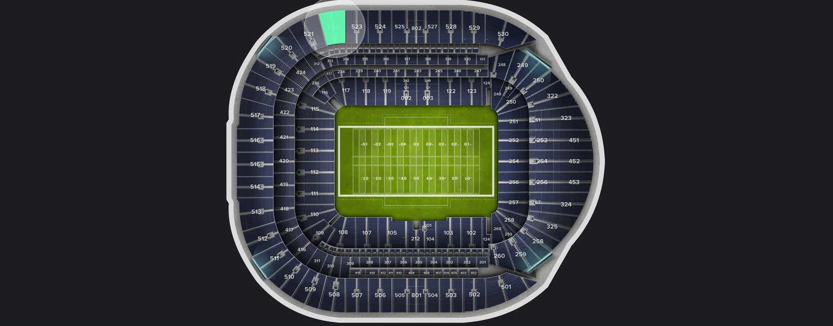 Seat view from Level 5