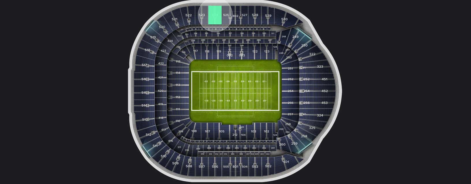 Seat view from Level 5
