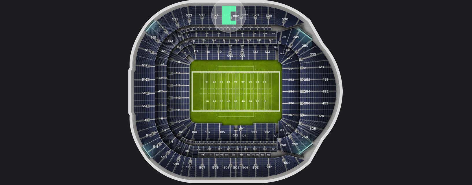 Seat view from Level 5