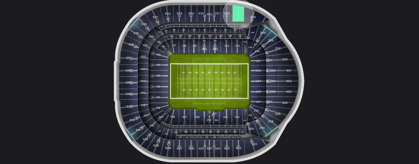 Seat view from Level 5
