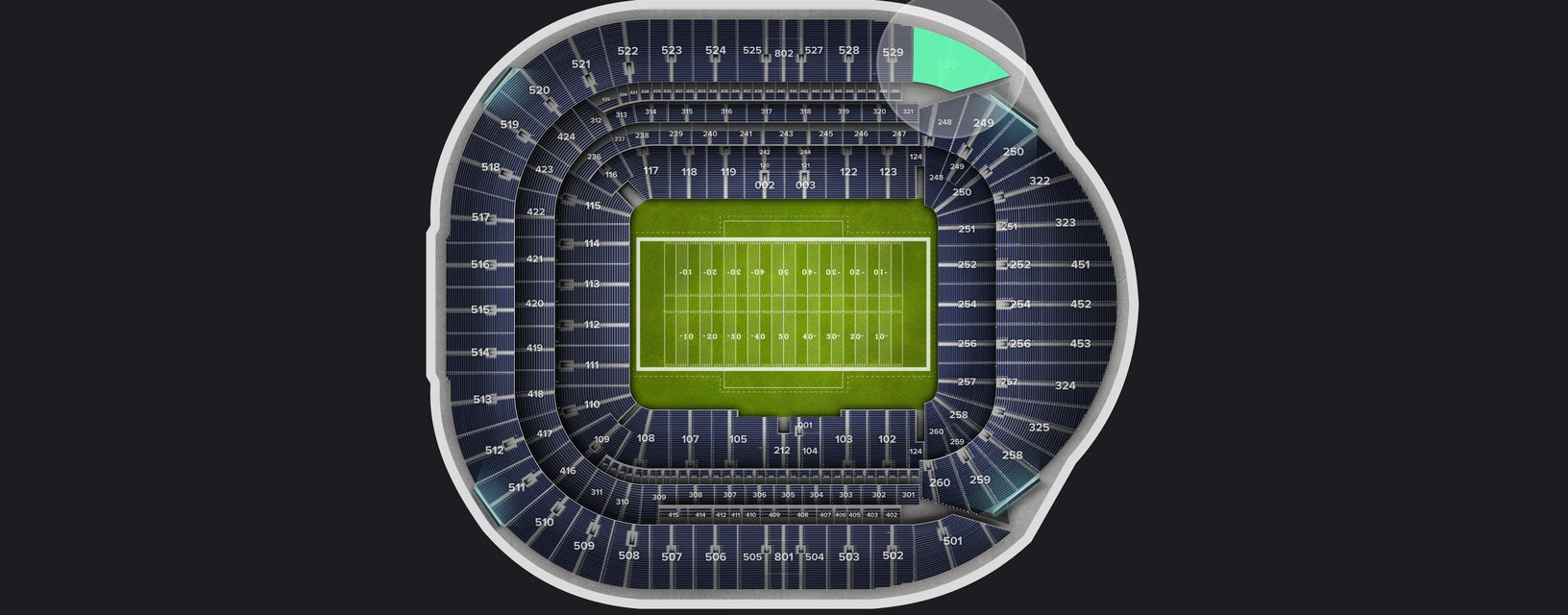 Seat view from Level 5