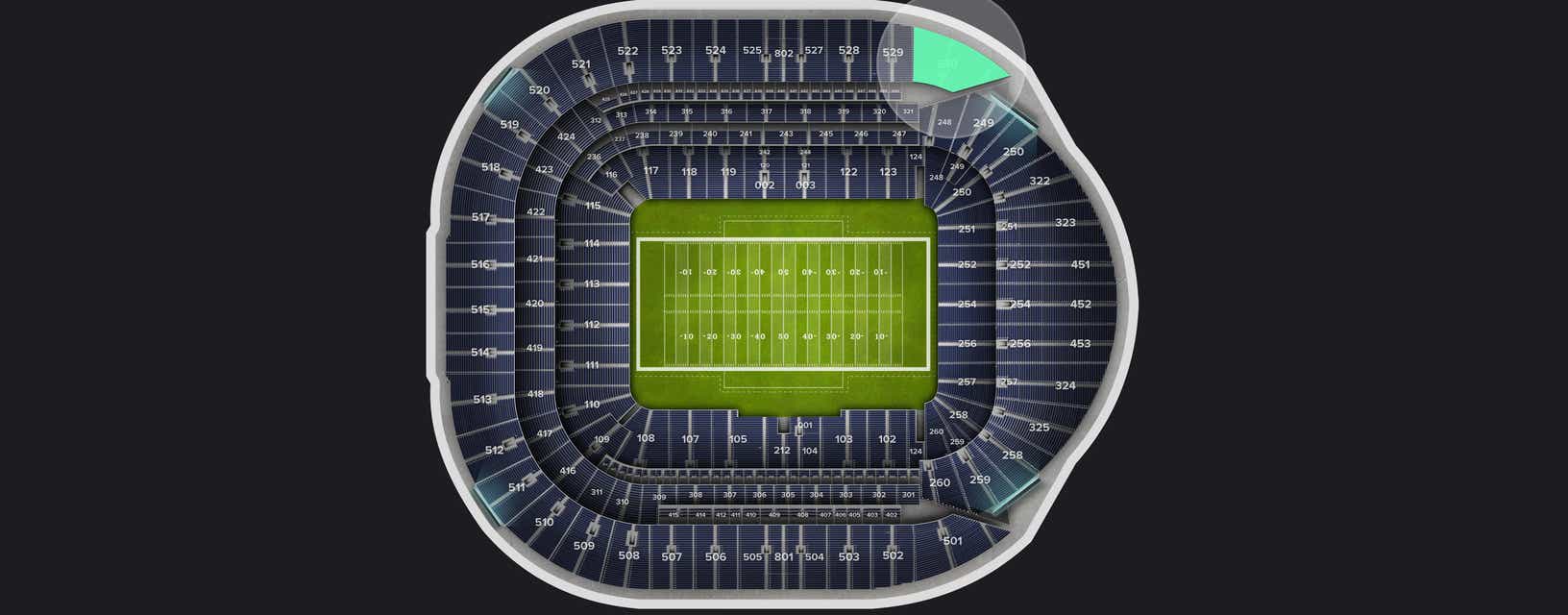 Seat view from Level 5