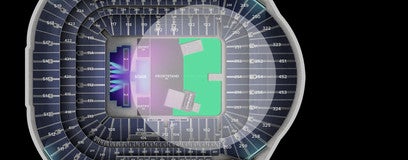Seat view from Rear Standing GA