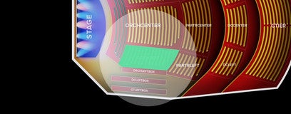Seat view from Orchestra