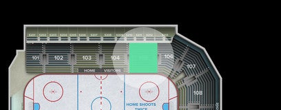 Seat view from 100 Level
