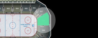 Seat view from 100 Level