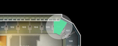 Seat view from 100 Level