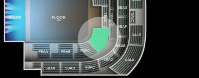 Seat view from First Balcony