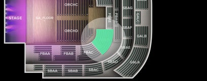 Seat view from First Balcony