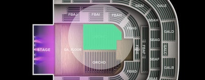 Seat view from Orchestra