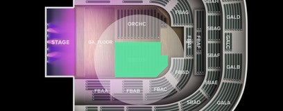 Seat view from Orchestra