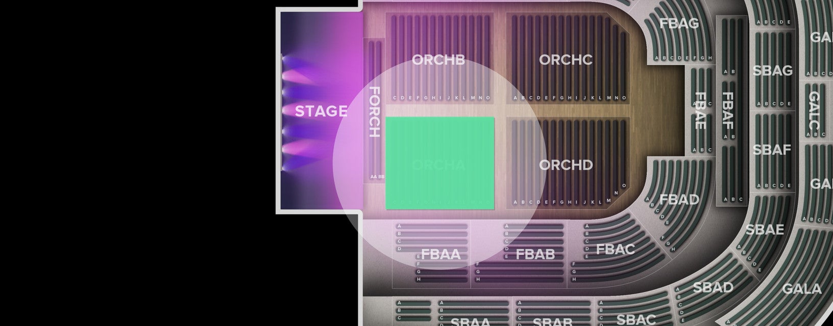 Seat view from Orchestra