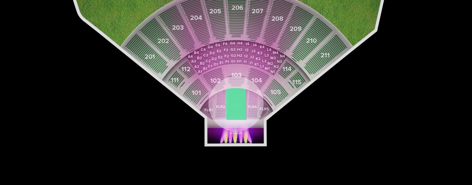 Seat view from Floor