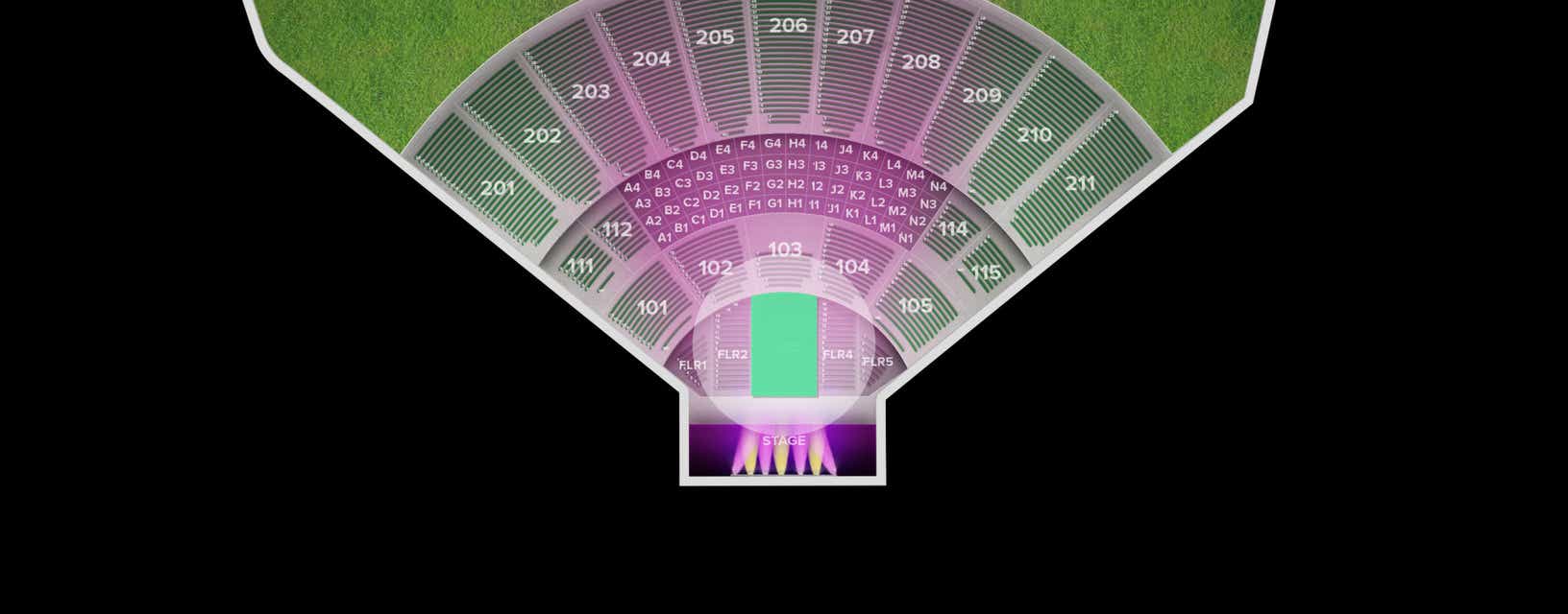 Seat view from Floor